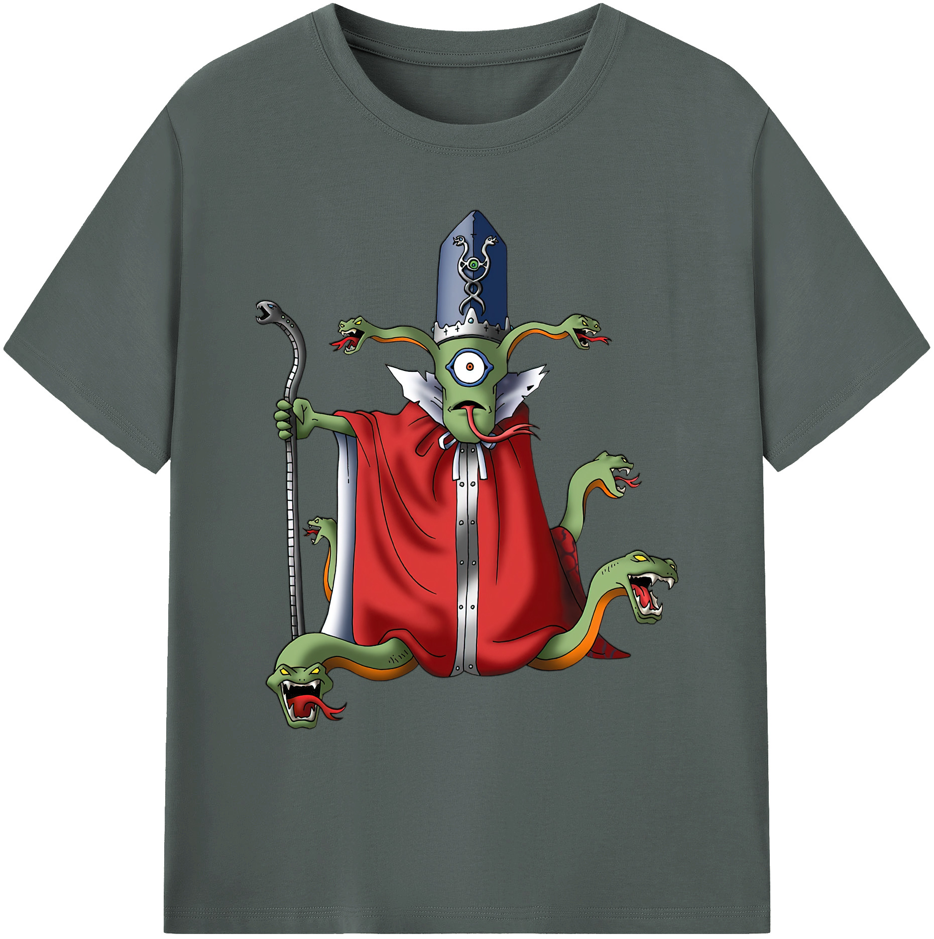 （画像用） ドラゴンクエスト Doragon Kuesuto Dragon Quest 綿100％ メンズ半袖Tシャツ｜肌触りやわらか＆通気性